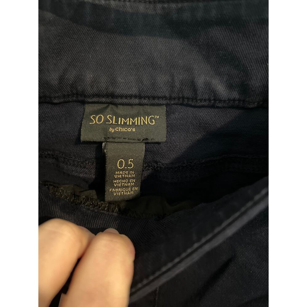 Chico's So Slimming Pants – Size 0.5 (US 6) – Dark Blue - Picture 5 of 7